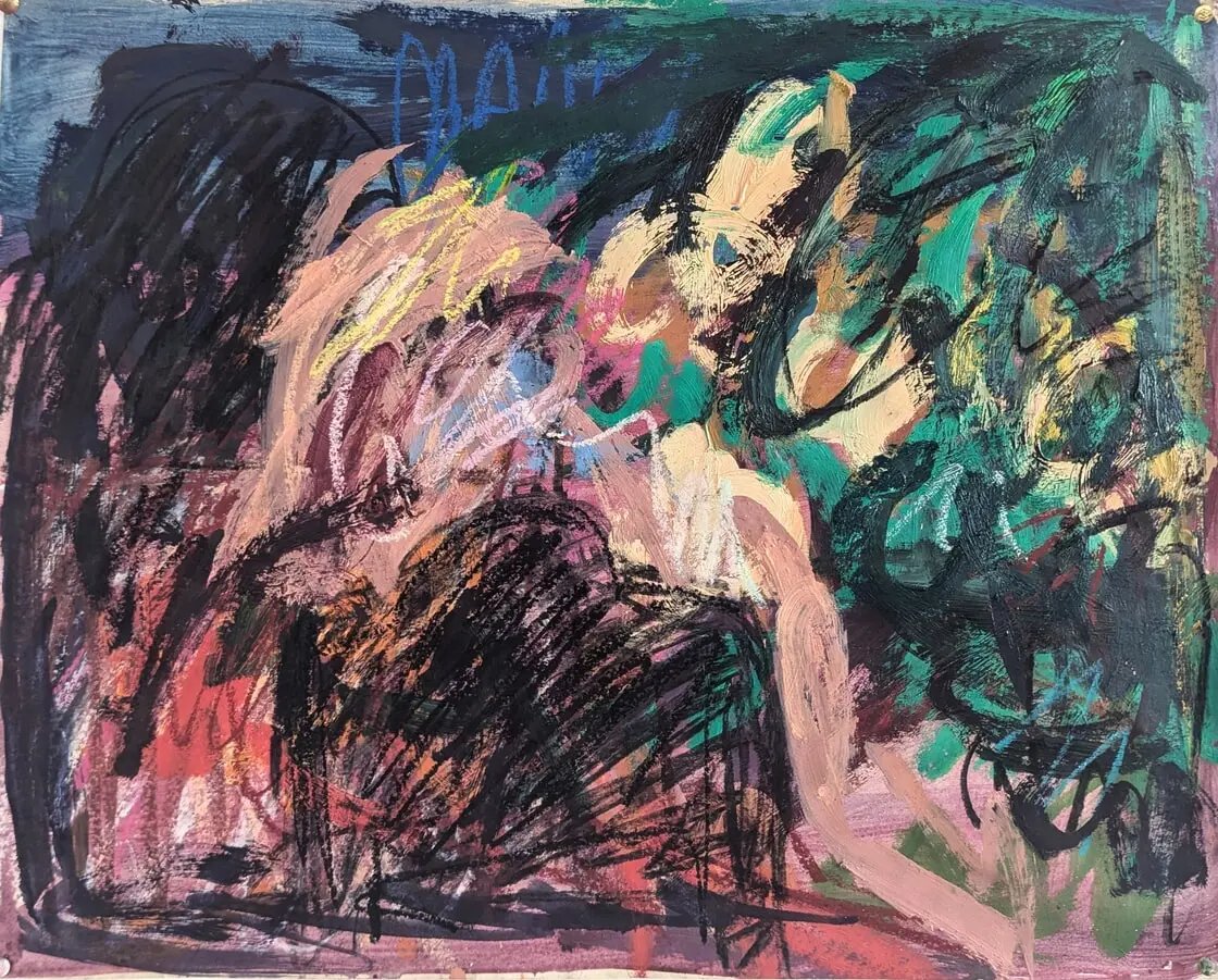 Untitled (evening stroll) by Gavin Dobson