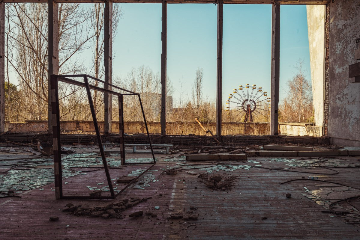 Pripyat Palace of Culture Gym by Gina Soden