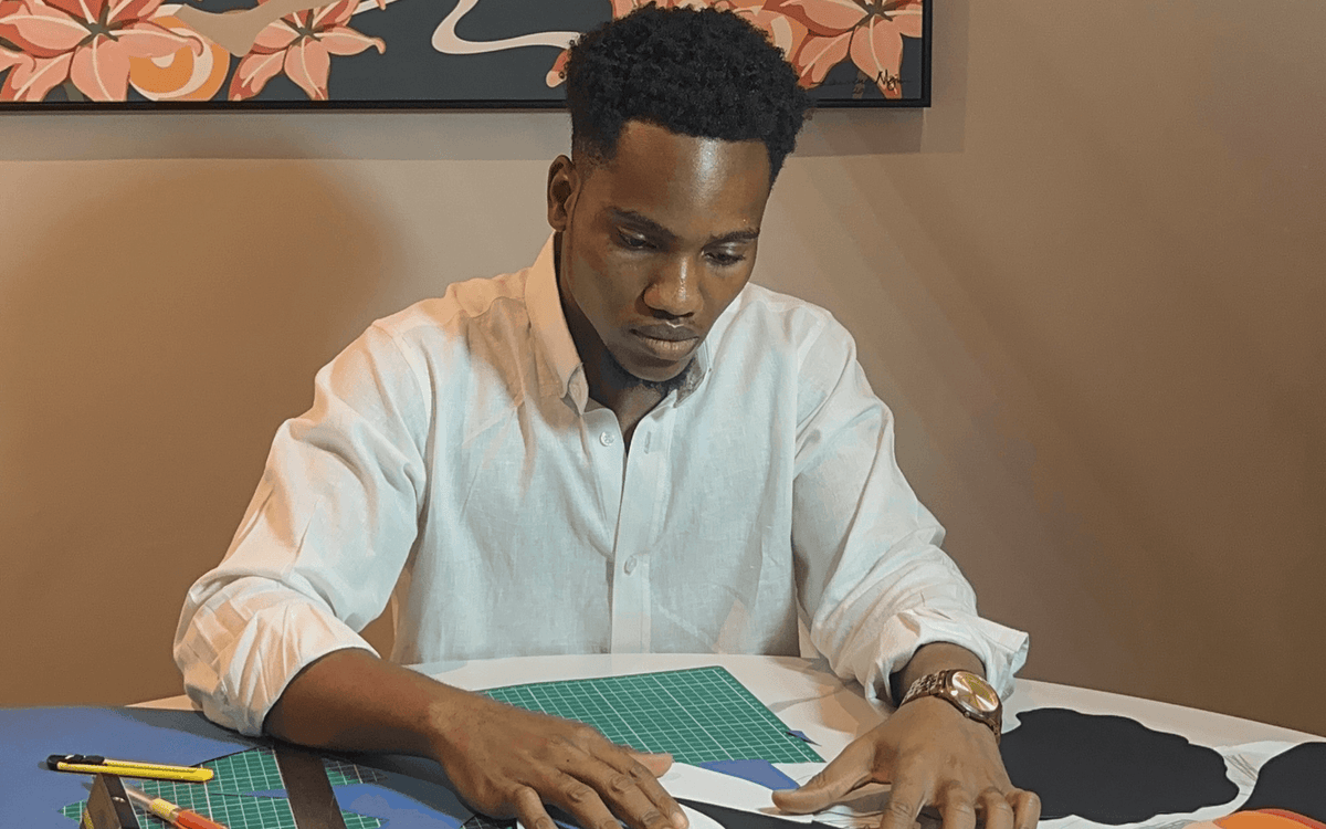 Lawrence Meju, artist at Fair Play Art Fair 2026