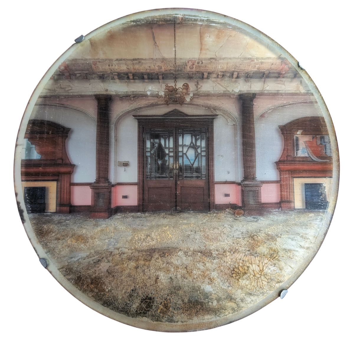 Grand Hospital Hall on Vintage Mirror