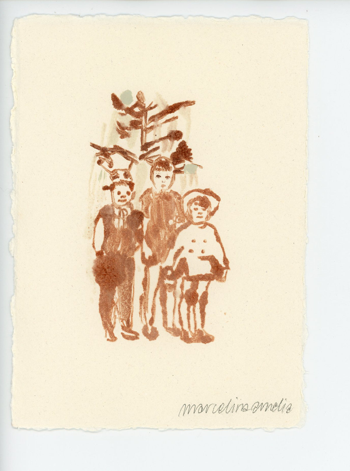 Monoprint, Choinka